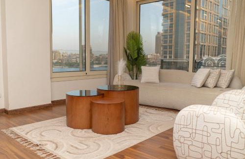 Oula Apartment | شقة فندقية اطلالة عالنيل بالكامل في قلب القاهرة بجوار الفورسيزون