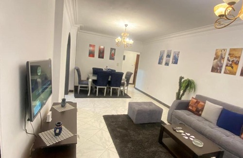 Nasr City Apartment | شقه مفروشه فندقيه فاخره 150متر مكيفه ومعقمه مكرم عبيد
