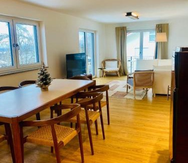 Uffing am Steffelsee Apartment | ღLIBORIA I Als Gruppe in Uffing I 4 min zum See I Sauna