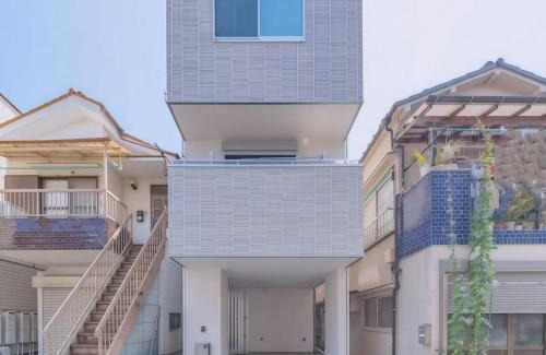 Higashiyotsugi Villa | 新建别墅Asakusa秋葉原銀座上野東京空港无印良品风格系浴室一个单独洗漱台两个智能马桶x2
