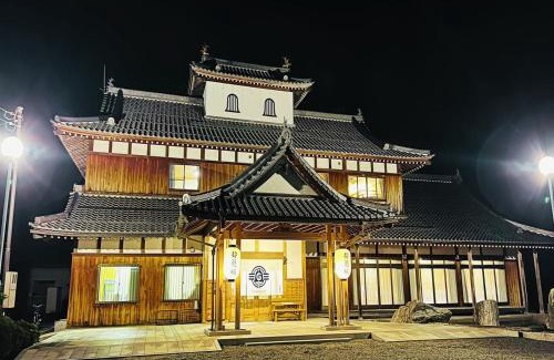 Nagahama Hotel | 鈴籠城 鈴の間 ダブルベッド2台