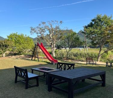 Imari House | 1日1組様限定アスパラの収穫体験と庭でバーベキューが楽しめる民宿うめむら