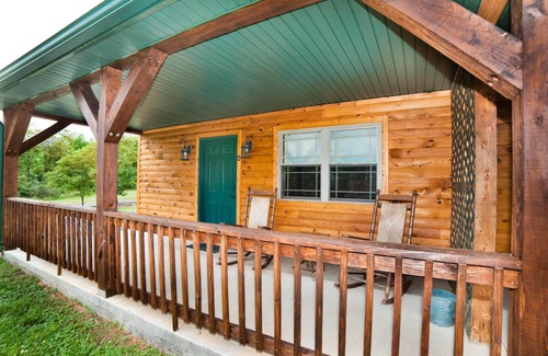 Flintstone Ski Chalet | 1/2 of a double cabin with one king sized bed (sleeps 2)