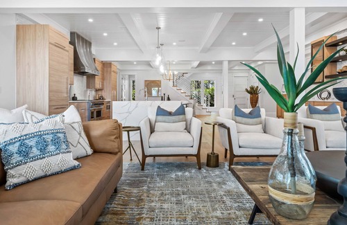 Gulfview Heights House | 1 Min. to Beach. Priv. Pool, LSV (Golf Cart), Outdoor Fireplace, Elevator + More