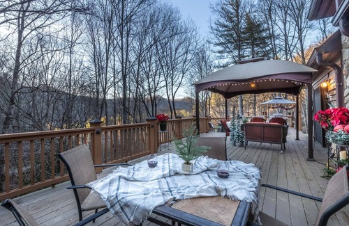 Cullowhee Cabin | 10 min. to WCU, New Hot Tub, Massive Private Deck!