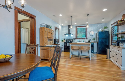 Galena House | 10 Min Walk to Main St., Updated 1840s Historic Home, Stocked Kitchen, W/D,