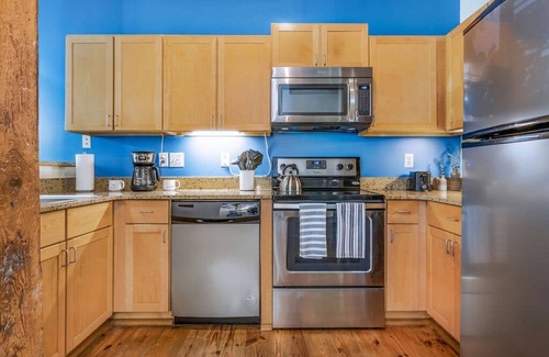 Downtown Apartment | 100 Year-old Historic Brick 2BR Loft Large Patio2
