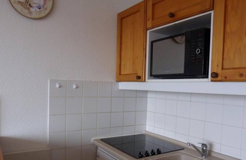 Arc-1800 Apartment | 100m from ski slopes, 5th floor, view valley, balcony, tv, ski locker, 30m², Les Arcs