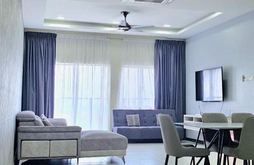 Sekinchan Apartment | 14楼双层空中别墅 Double Storey Penthouse Spacious Common Space for Gathering