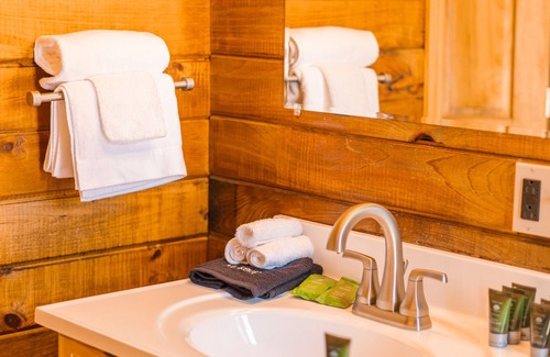 Columbia Falls Cabin | #15 Flagpole View Cabins - King Plus Cabin