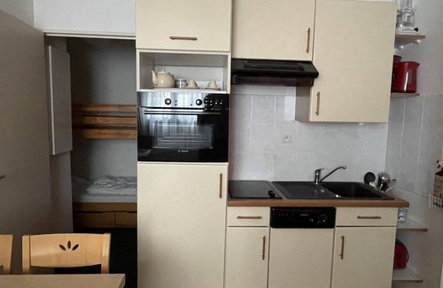 Eaux-Bonnes Apartment | 150m from ski slopes, 1st floor, view resort, fitness, swimming pool, sauna, tv, ski locker, 21m²