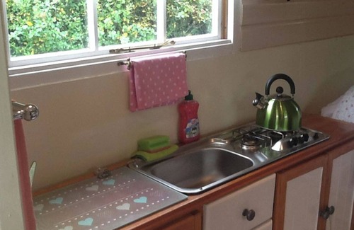 Grade Cabin | 1Bed Cabin Sleeps 2- Fireplace,Garden,Parking,Pets