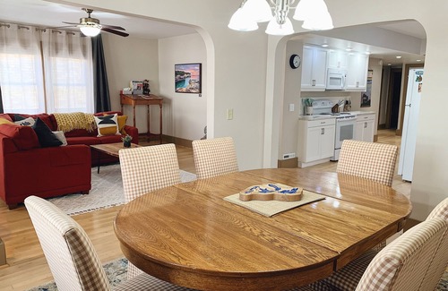 Munising Apartment | 2-Bedroom Luxury Loft in the Heart of Downtown Munising