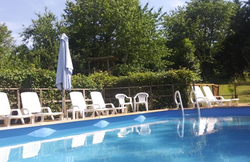 Hautefort Cottage | 2 Perigorian Cottages, 10p: heated pool, child paradise, game room, large garden
