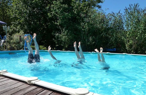 Hautefort Cottage | 2 Perigorian Cottages, 10p: heated pool, child paradise, game room, large garden