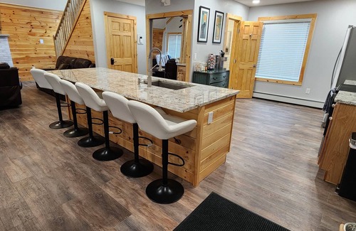 Tunkhannock Township Ski Chalet | 20 Min from Ski Lift & Private Hot Tub, Fire Pit, Game Room, Fireplace