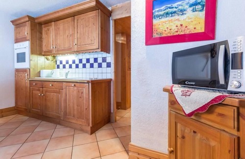 Arc-1800 Apartment | 20m from ski slopes, 2nd floor, tv, ski locker, 37m², Les Arcs