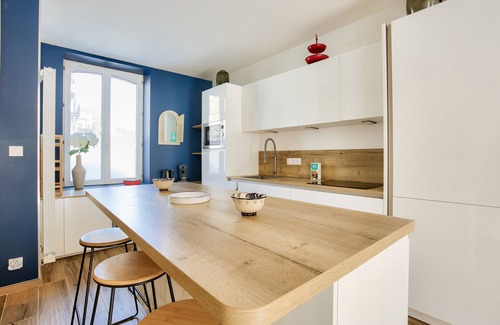 Dinard Ski Chalet | 250 m to Prieuré beach – garden – house for 6