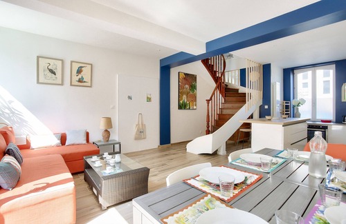 Dinard Ski Chalet | 250 m to Prieuré beach – garden – house for 6