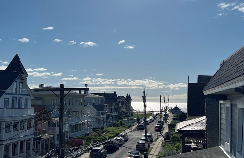 Ocean Grove Apartment | 3-BR apt w ocean views, 1.5 blocks to beach, AC, WiFi, 1.5 bathrooms & balcony!