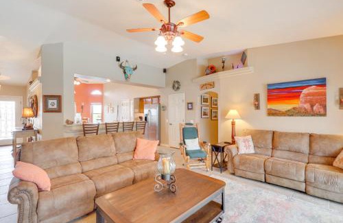 Lake Havasu City House | 3 Mi to Lake Havasu Home with Patio and Fire Table!