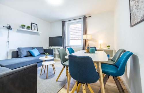 Bielefeld Apartment | 3-Zi - 6 Personen - Zentral-Bielefeld - kostenloser Parkplatz