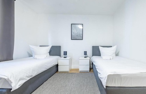 Bielefeld Apartment | 3-Zi - 6 Personen - Zentral-Bielefeld - kostenloser Parkplatz