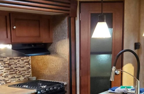 South Haven House | 33' Kodiak RV Travel Trailer Camper on site in South Haven Michigan