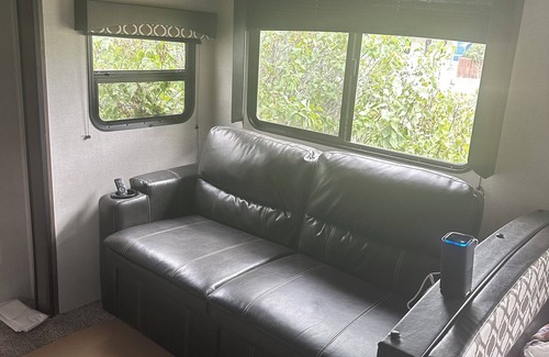 Fort Benton House | 33’ pet friendly Tavel Trailer, sleeps 10. Great for families.