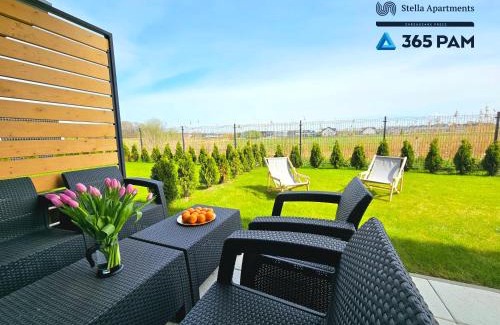 Sarbinowo Apartment | 365PAM - Apartament Nefryt 6-osobowy - BASEN ZEWNĘTRZNY, PARKING W CENIE
