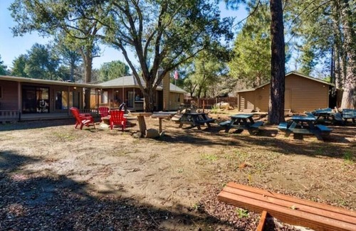 Descanso Cabin | 3RM Loft Cabin w trees, fire pit, swing, horseshoes!