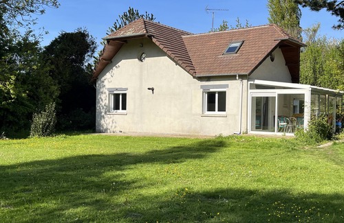 Saint-Denis-d'Aclon House | 4 km from the sea, swimming pool, spa, bicycles, garden, river
