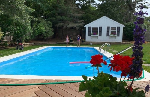 South Orleans House | 5-bedroom Cape with a pool and yard games.