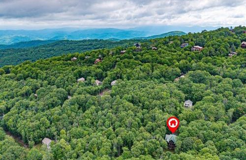 Beech Mountain Villa | 5 Min to Ski Private 2 Acres Creek Hot Tub Game Room Fire Pit