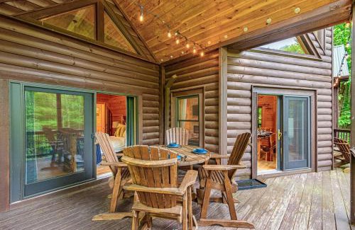 Beech Mountain Villa | 5 Min to Ski Private 2 Acres Creek Hot Tub Game Room Fire Pit