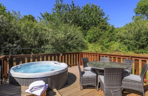 Winchester Cabin | 5 star, award winning Scandinavian Lodge with luxurious hot tub