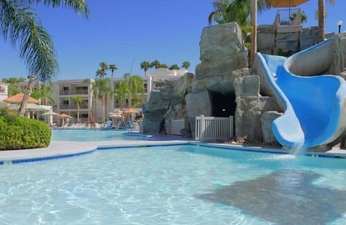 Canyon Corridor Condo | 5-Star POOL! WATERSLIDE! FULL KITCHEN 2br SLEEPS 6