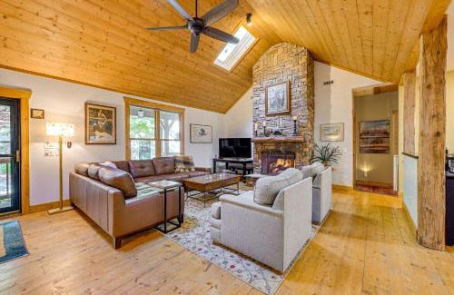 Sapphire House | 6 Mi to Ski Sapphire! Home with Snow Tubing Access