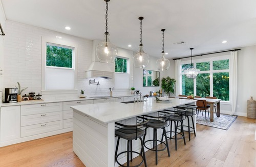 Manchaca House | 7BR Austin Retreat | Pool, Spa, Game Room & Creekside Views for Groups & Family