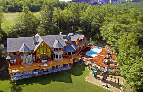 Sunday River Area House | 9 Bdrm Premiere Luxury Estate Sleep 26 Movie Theater, Pool,Spa,Game Rm,Steam Rms