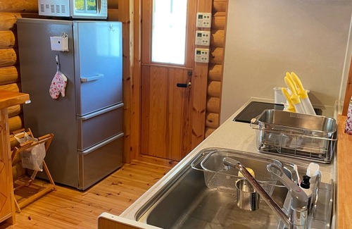 Mikata-gun Cottage | A fullfledged resort log house facing a mountain /Takashima Shiga