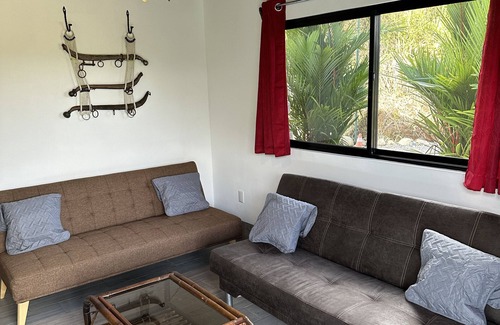 Quebrada La Gamba Cabin | A modern and remote retreat, where nature thrives amidst contemporary comforts.