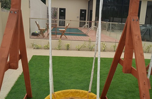 Salalah Ski Chalet | A small chalet at Hart of Salalah between coconut farms with a private pool