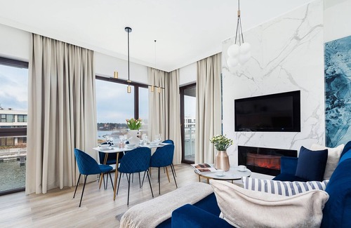 Orlinki Apartment | A unique stay in a modern seaside marina.