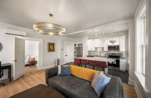 Pendleton Apartment | Airy, Elegant 1bd Apartment, Steps from Everything