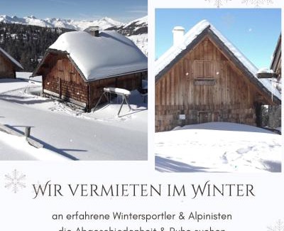 Rennweg am Katschberg House | Almhütte auf der Laußnitz Alm - Auszeit in schöner Bergidylle auf 1836m