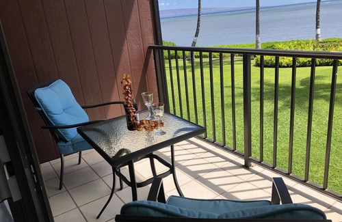 Kaunakakai Condo | ALOHA OceanFront Condo w.A/C, Molokai, Hawaii Watch whales Dec-April.