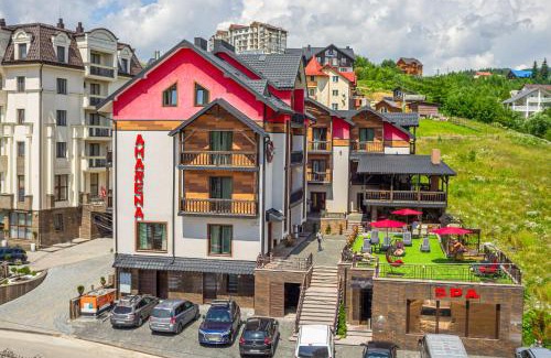 Bukovel Resort | Amarena SPA Hotel - Breakfast included in the price Spa Swimming pool Sauna Hammam Jacuzzi Restaurant inexpensive and delicious food Parking area Barbecue 400 m to Bukovel Lift 1 room and cottages