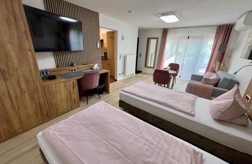 Ergersheim Apartment | Apartment -Amalia- mit Klimaanlage & überdachte Terrasse & Parkplatz FREE