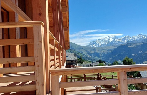 Hauteluce Apartment | Apartment at the entrance to Les Saisies with views of Mont Blanc and the Beaufortain massif